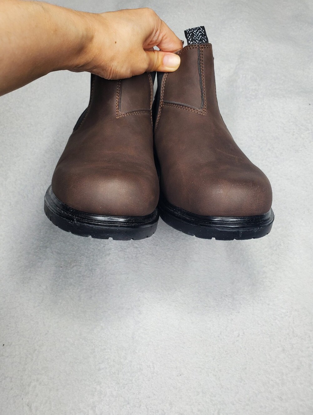 Deer Stags Brock Jr Brown Leather Chelsea Ankle Boots - Picture 5 of 10